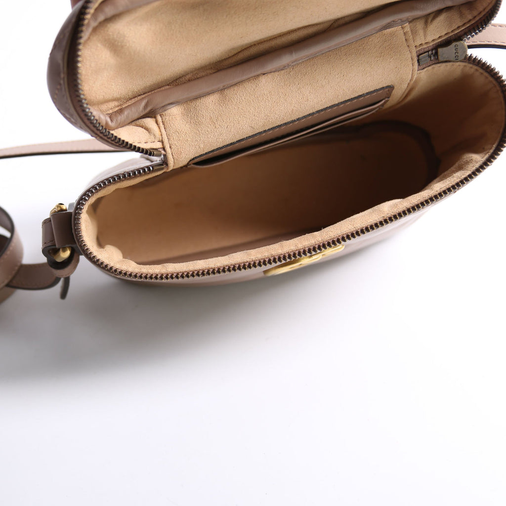 672253 GG Marmont Mini Bag Taupe