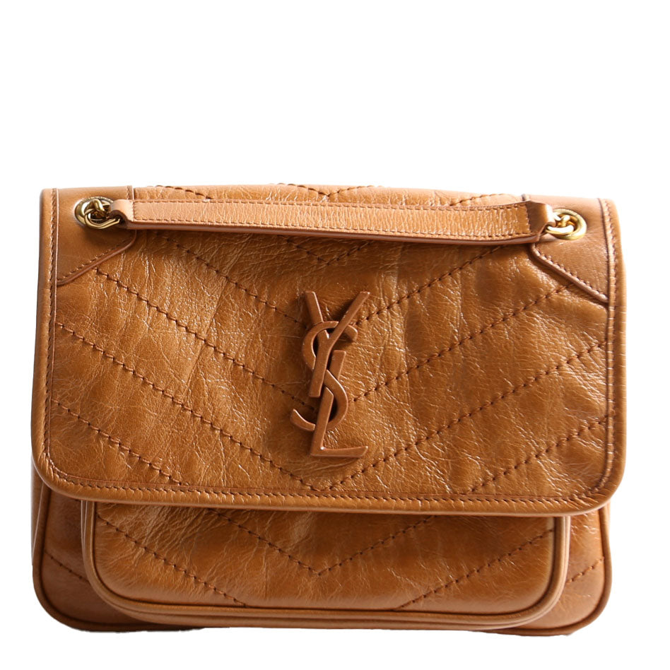 Niki Baby Crinkled Leather 633160 Brown