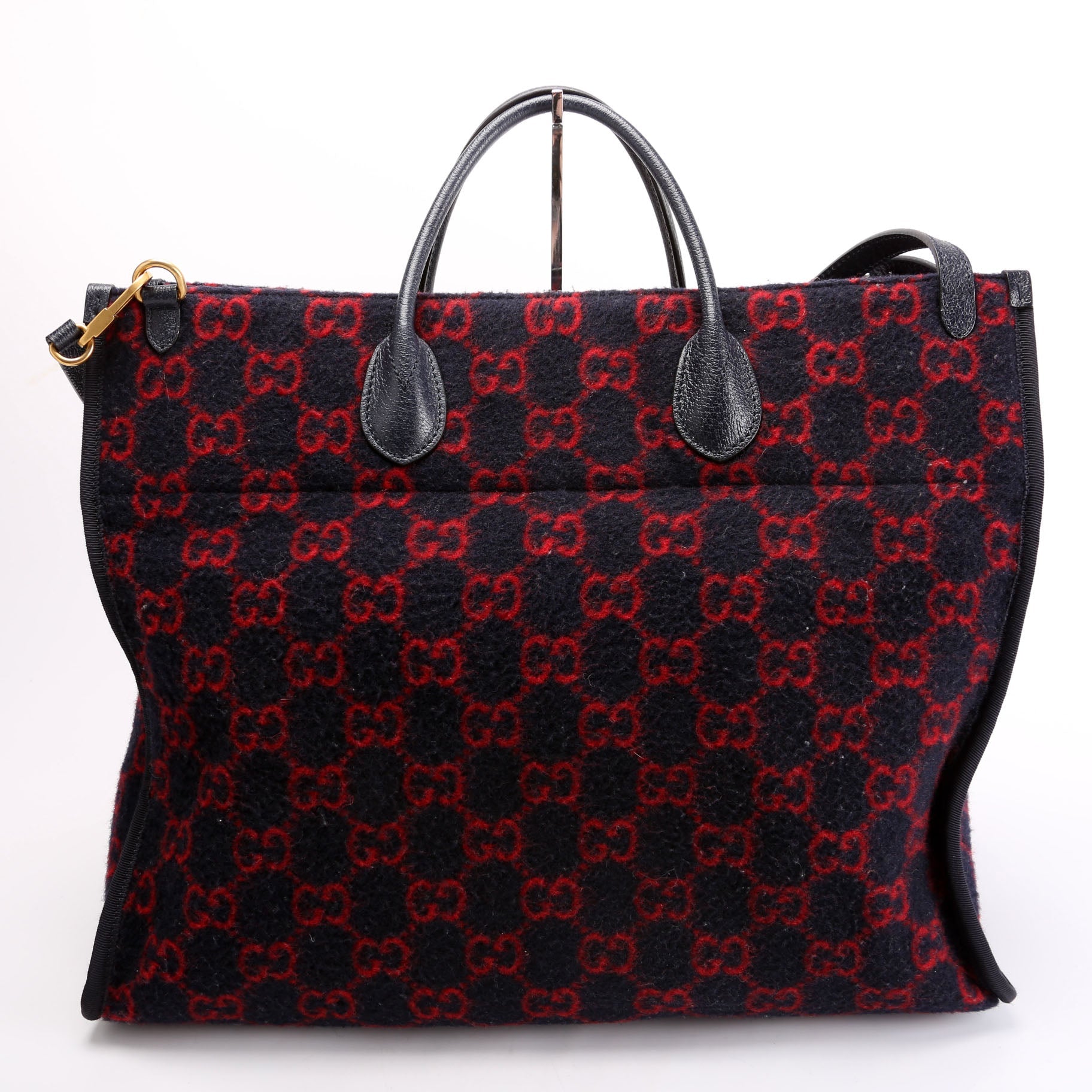 598169 GG Wool Tote Navy