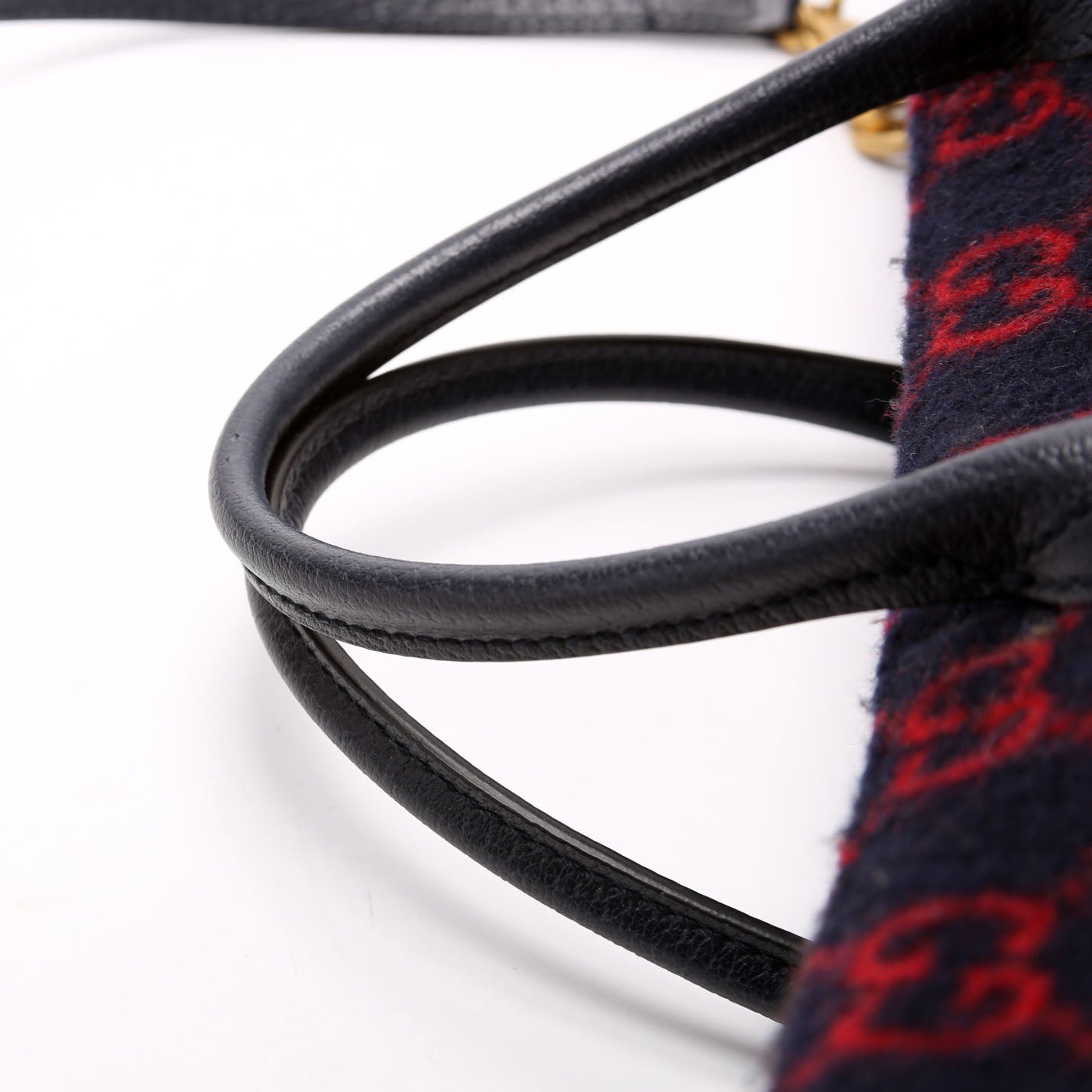 598169 GG Wool Tote Navy