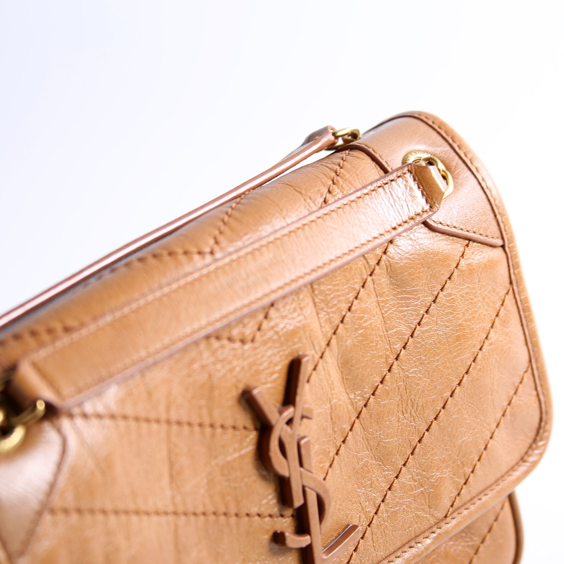 Niki Baby Crinkled Leather 633160 Brown