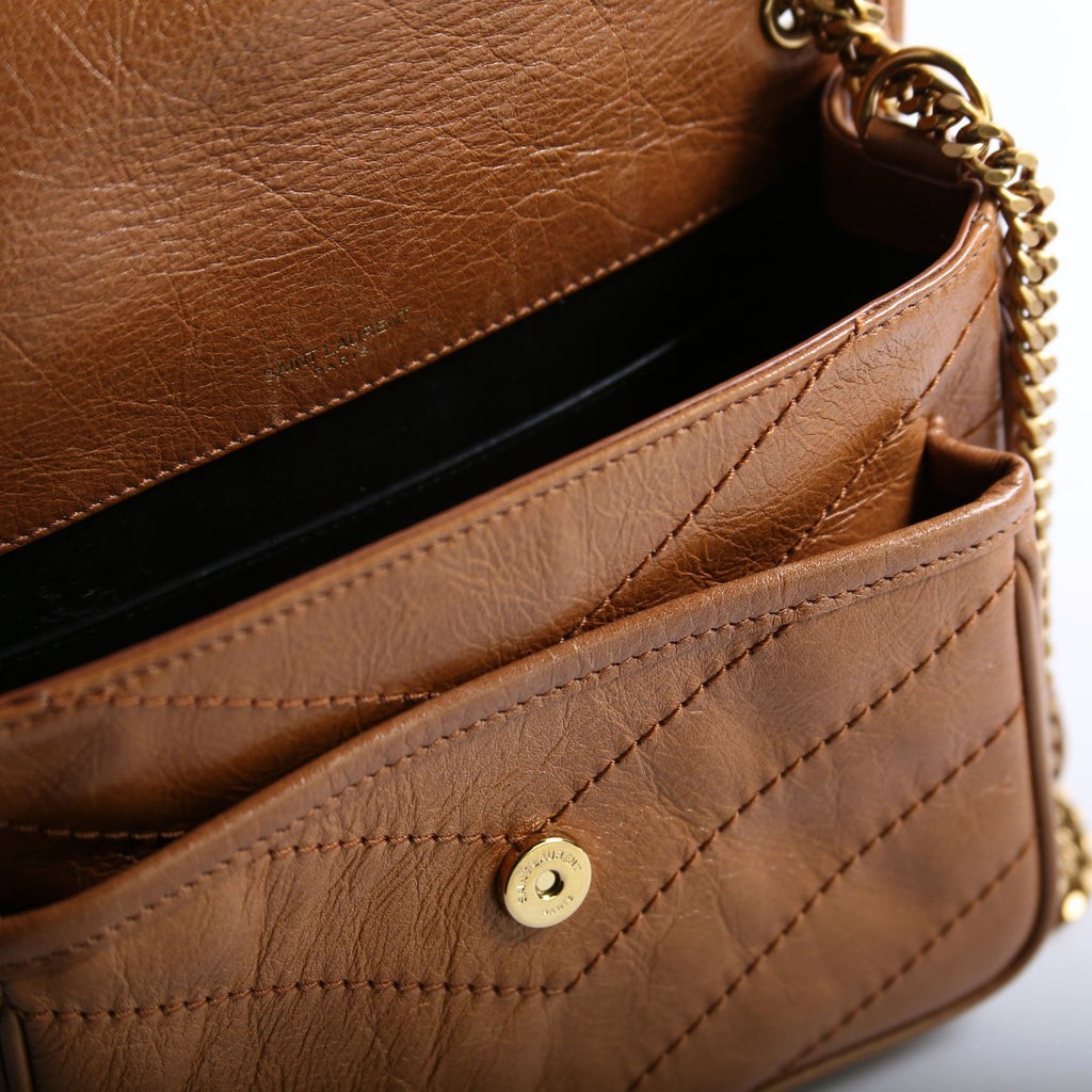 Niki Baby Crinkled Leather 633160 Brown