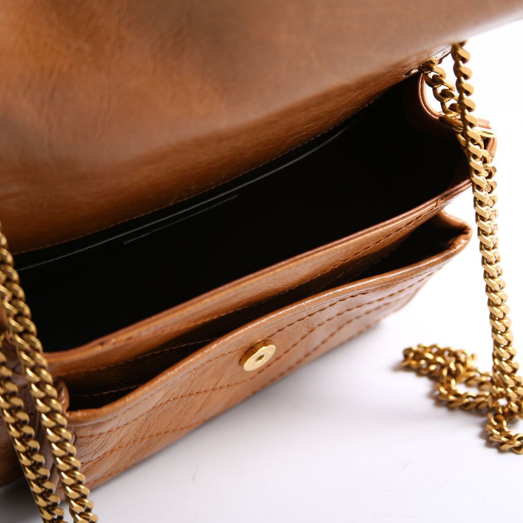 Niki Baby Crinkled Leather 633160 Brown