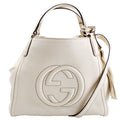 336751 Soho Leather Shoulder Off White