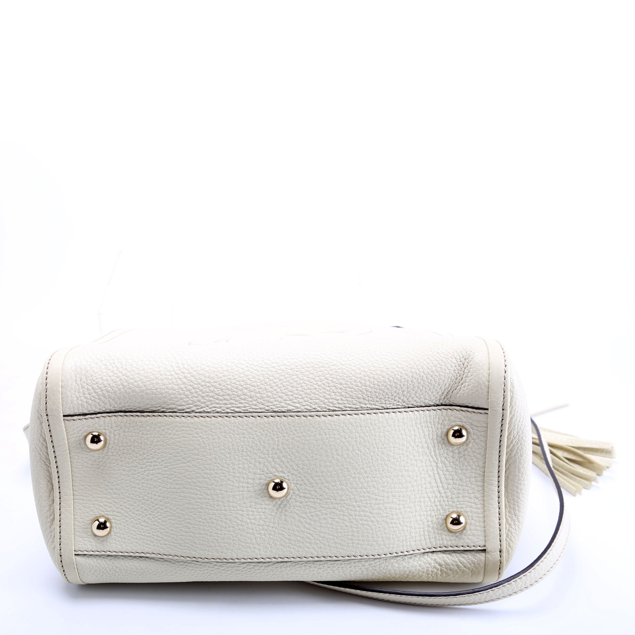 336751 Soho Leather Shoulder Off White