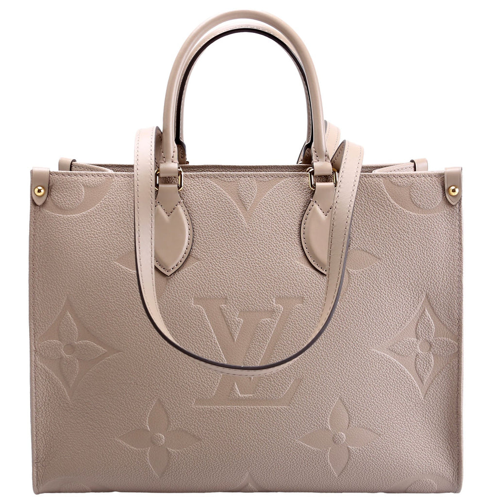ONTHEGO MM Empreinte Leather Taupe