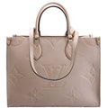ONTHEGO MM Empreinte Leather Taupe