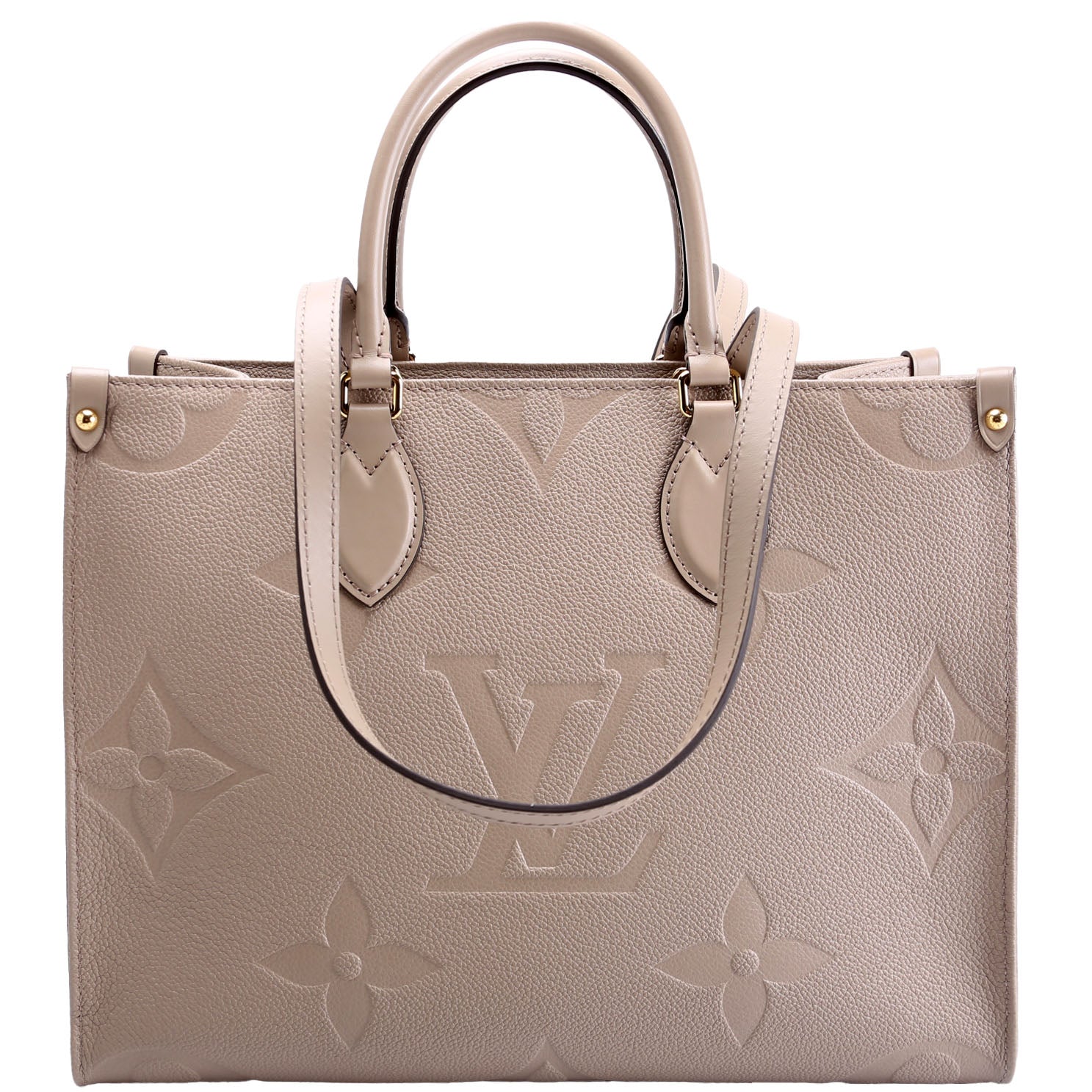 ONTHEGO MM Empreinte Leather Taupe