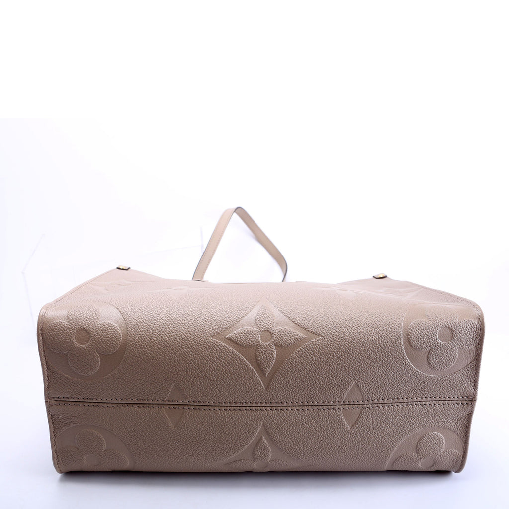 ONTHEGO MM Empreinte Leather Taupe