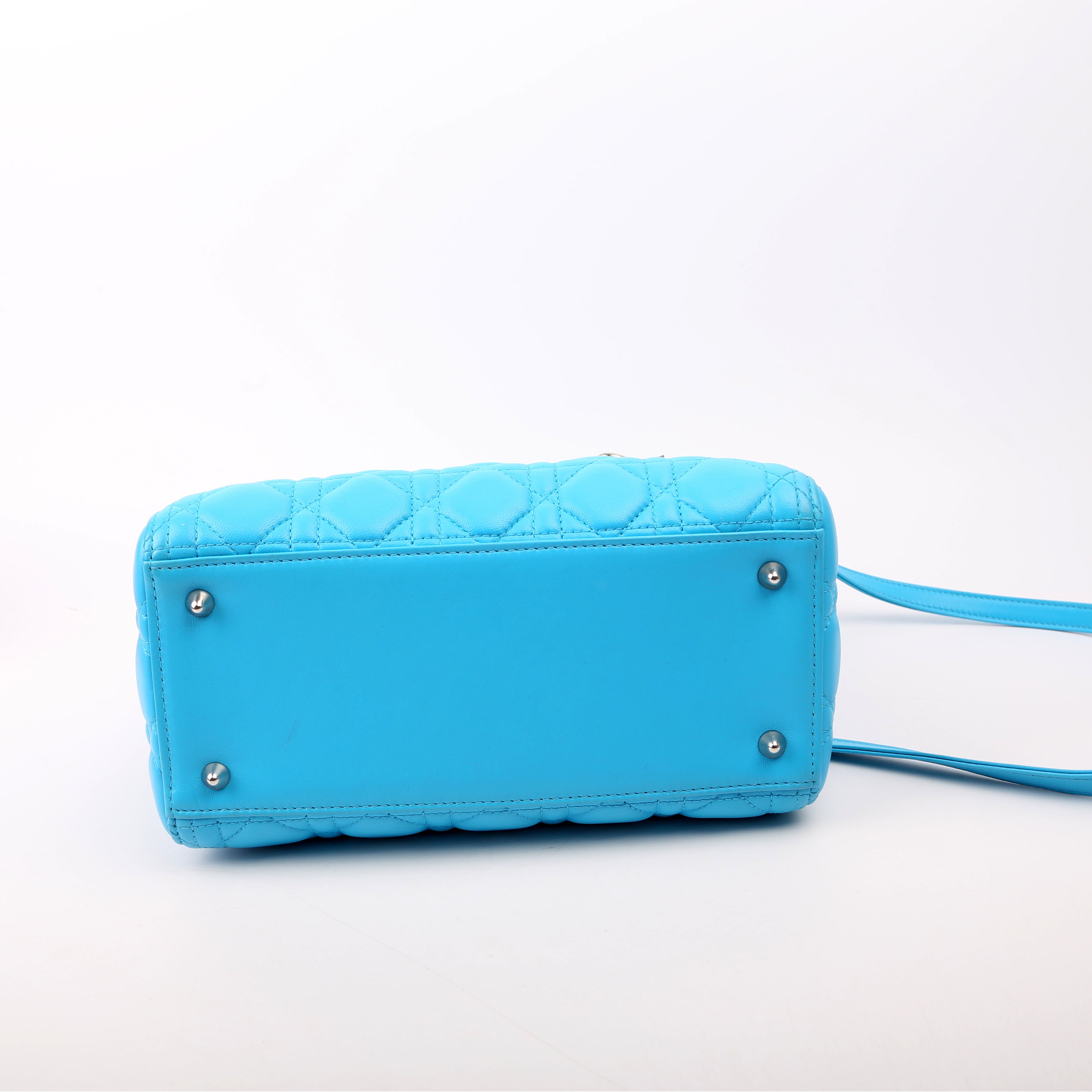 Dior Lady Dior Medium Lambskin Blue