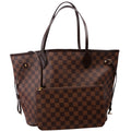Neverfull with Wallet MM Damier Ebene