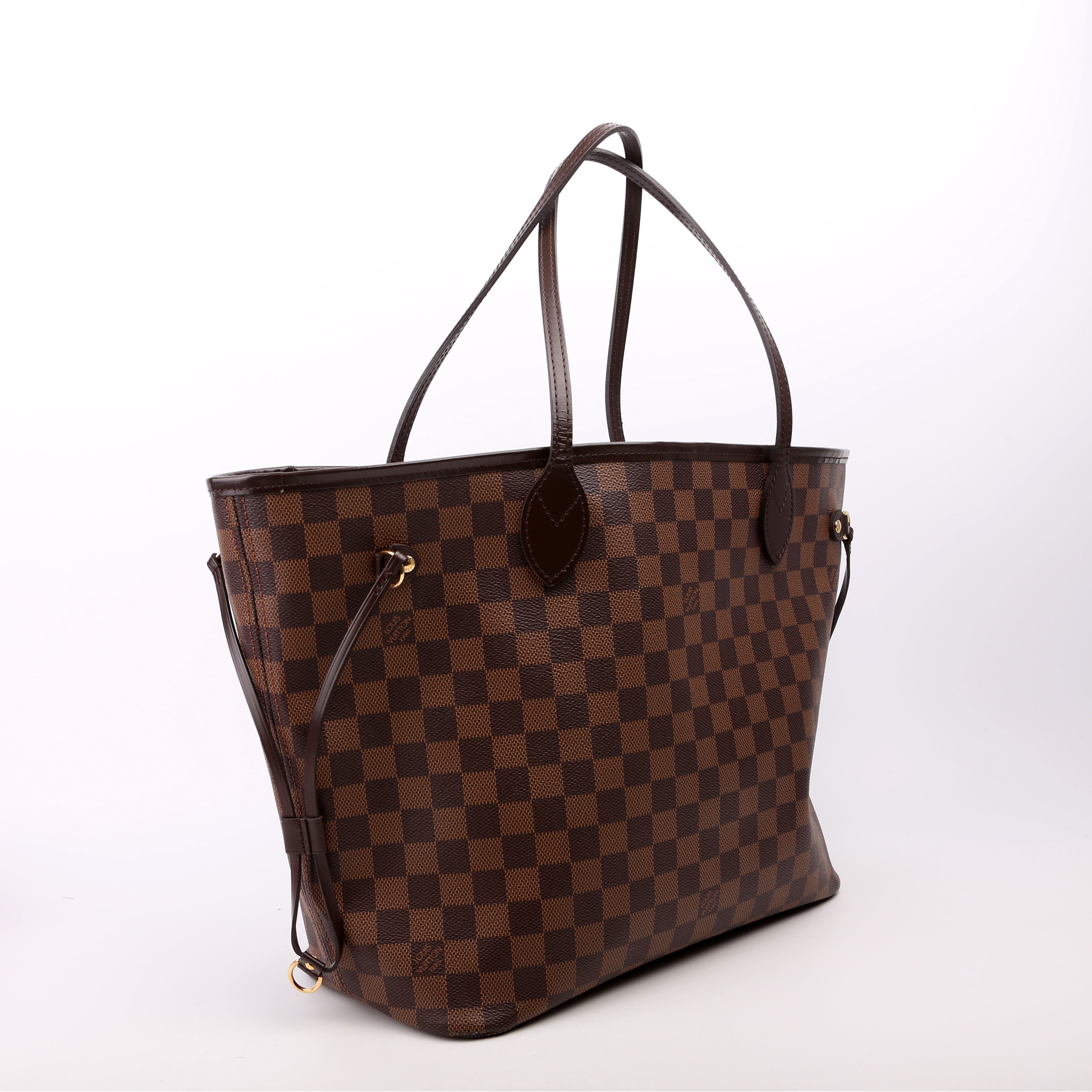 Neverfull with Wallet MM Damier Ebene