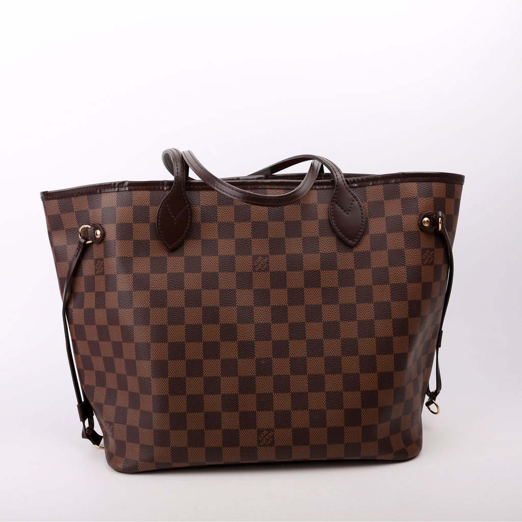 Neverfull with Wallet MM Damier Ebene