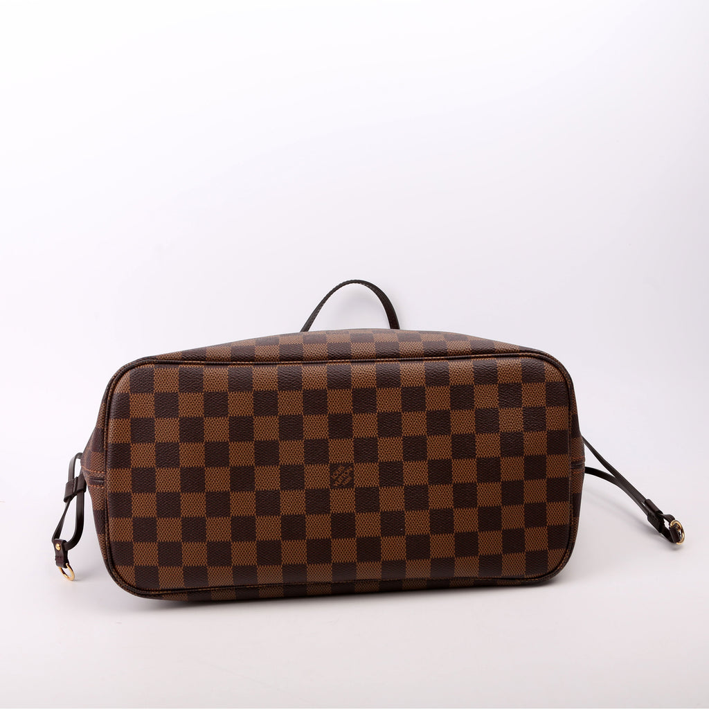 Neverfull with Wallet MM Damier Ebene