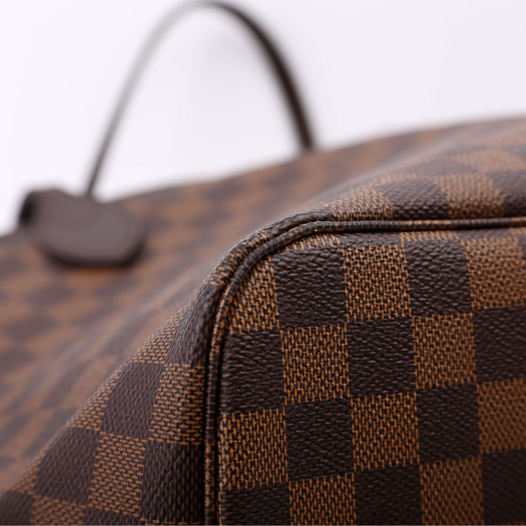 Neverfull with Wallet MM Damier Ebene