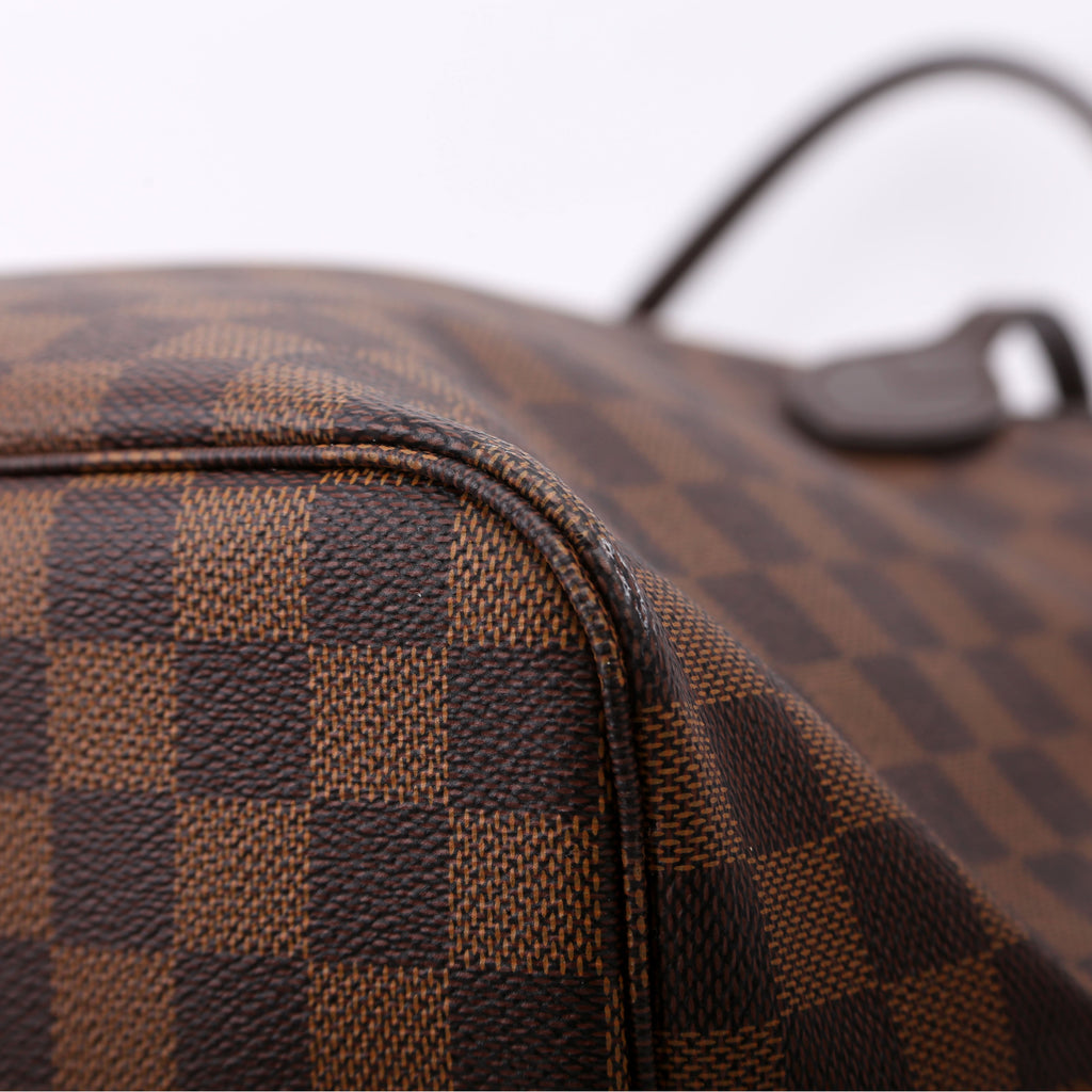 Neverfull with Wallet MM Damier Ebene