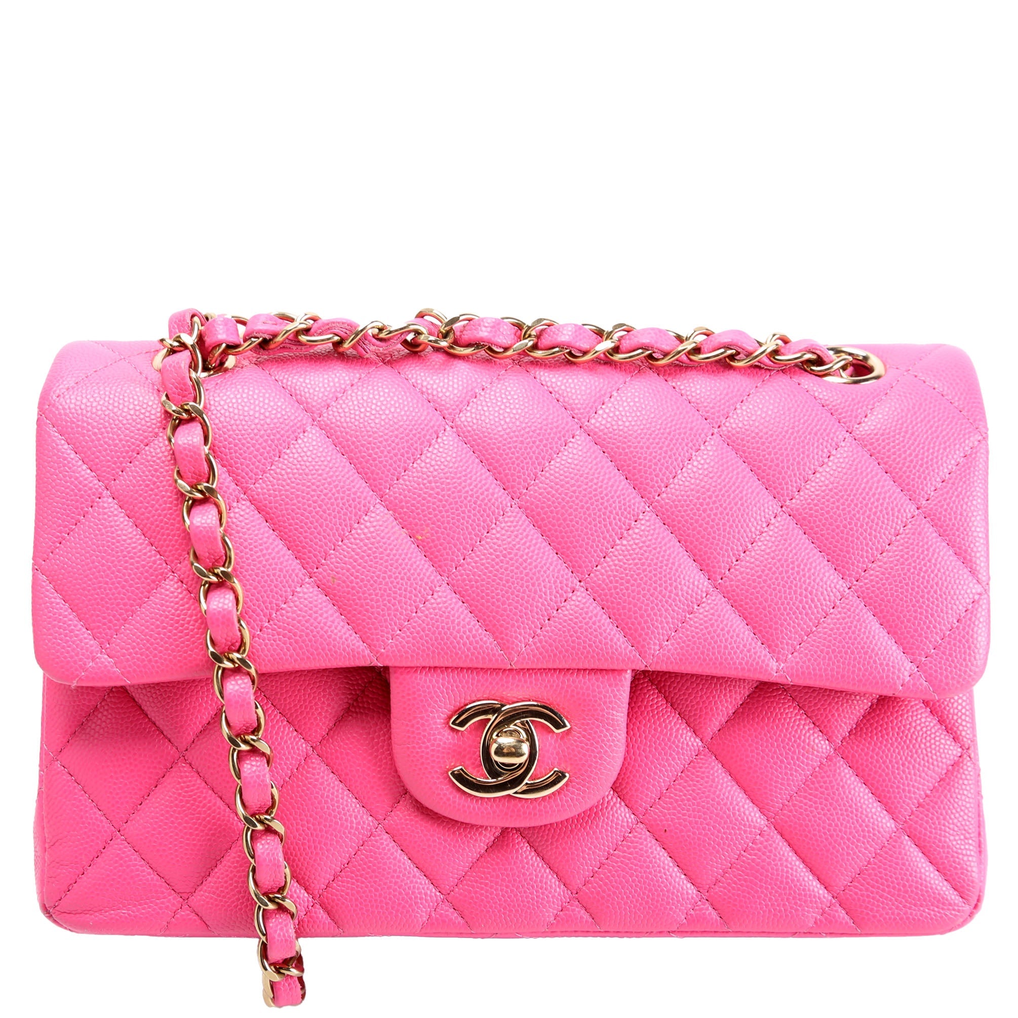 Classic Flap Medium Caviar Pink