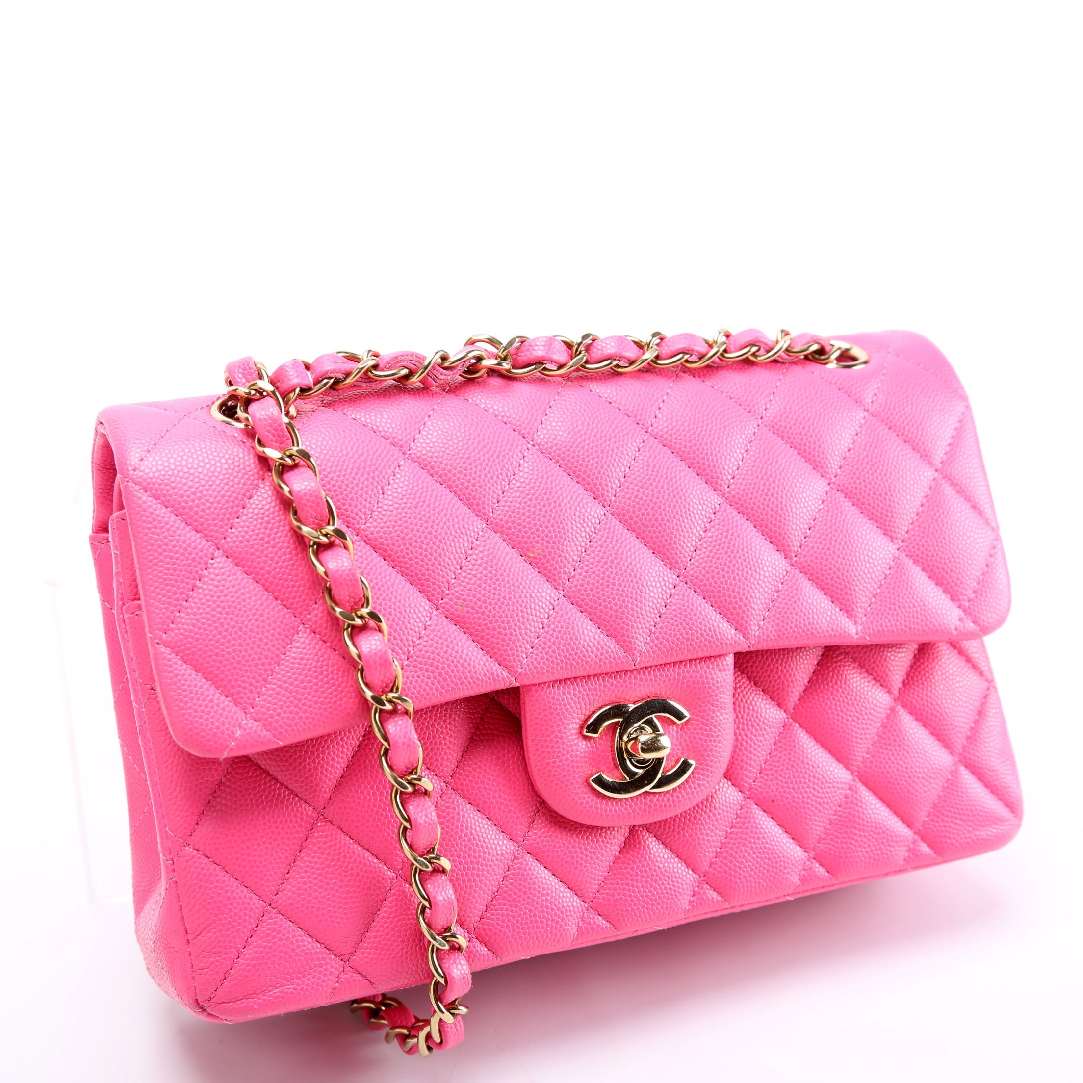 Classic Flap Medium Caviar Pink