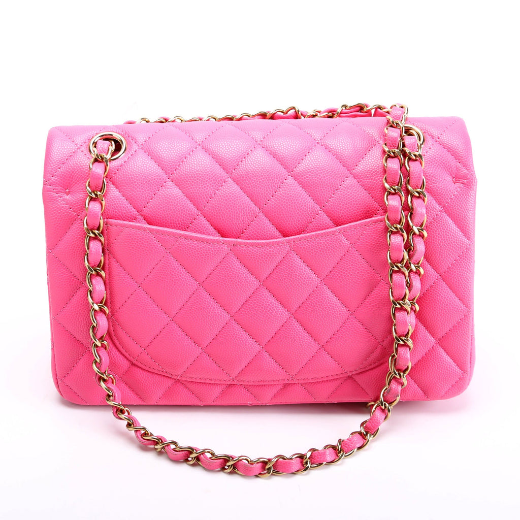 Classic Flap Medium Caviar Pink