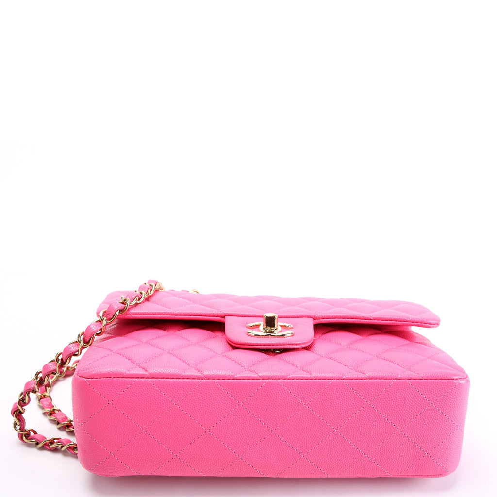 Classic Flap Medium Caviar Pink