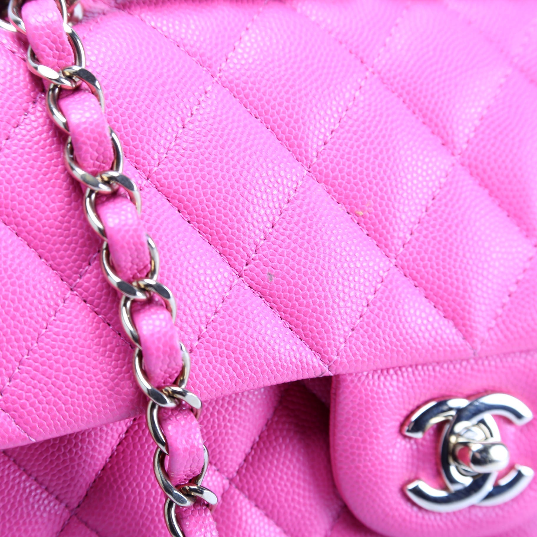 Classic Flap Medium Caviar Pink