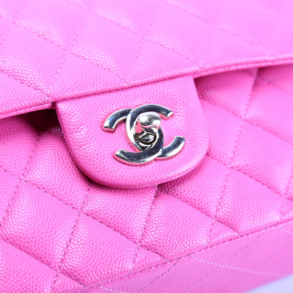 Classic Flap Medium Caviar Pink