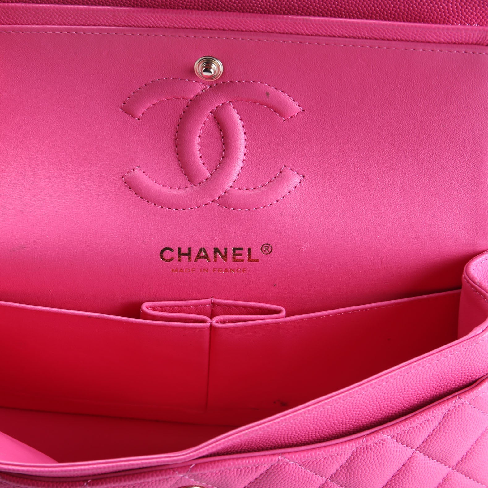 Classic Flap Medium Caviar Pink