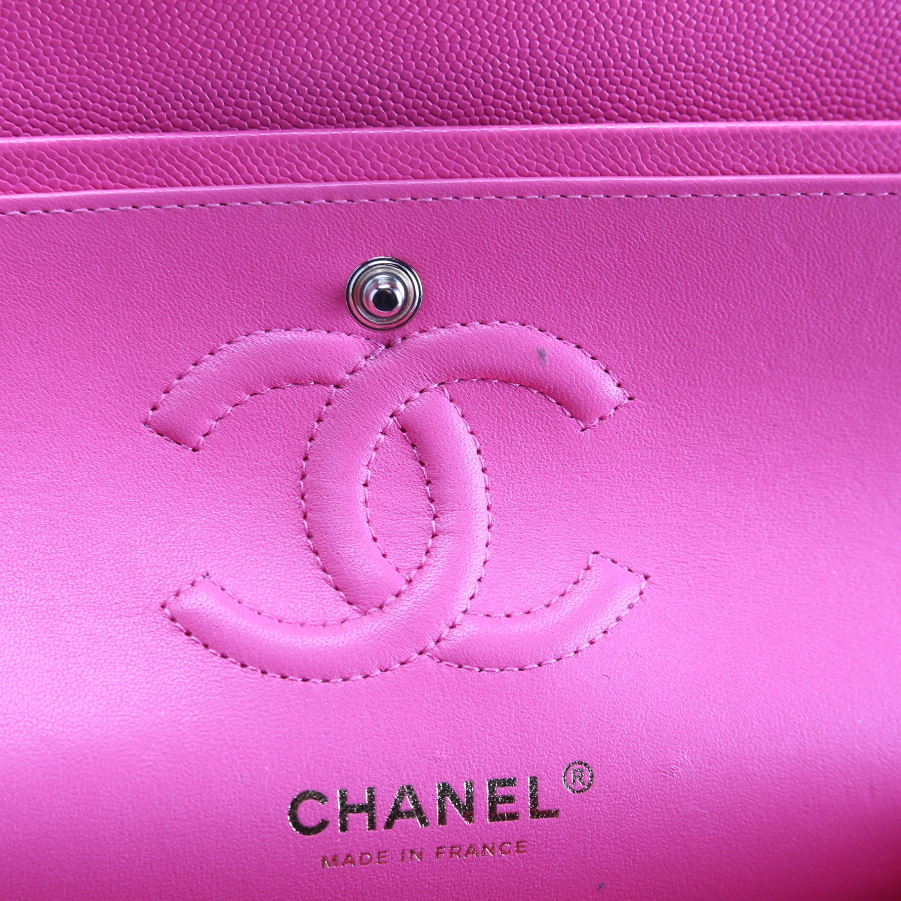 Classic Flap Medium Caviar Pink