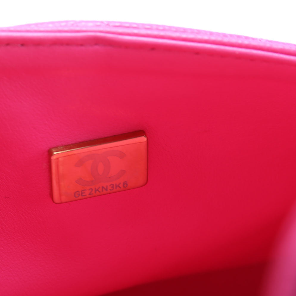 Classic Flap Medium Caviar Pink