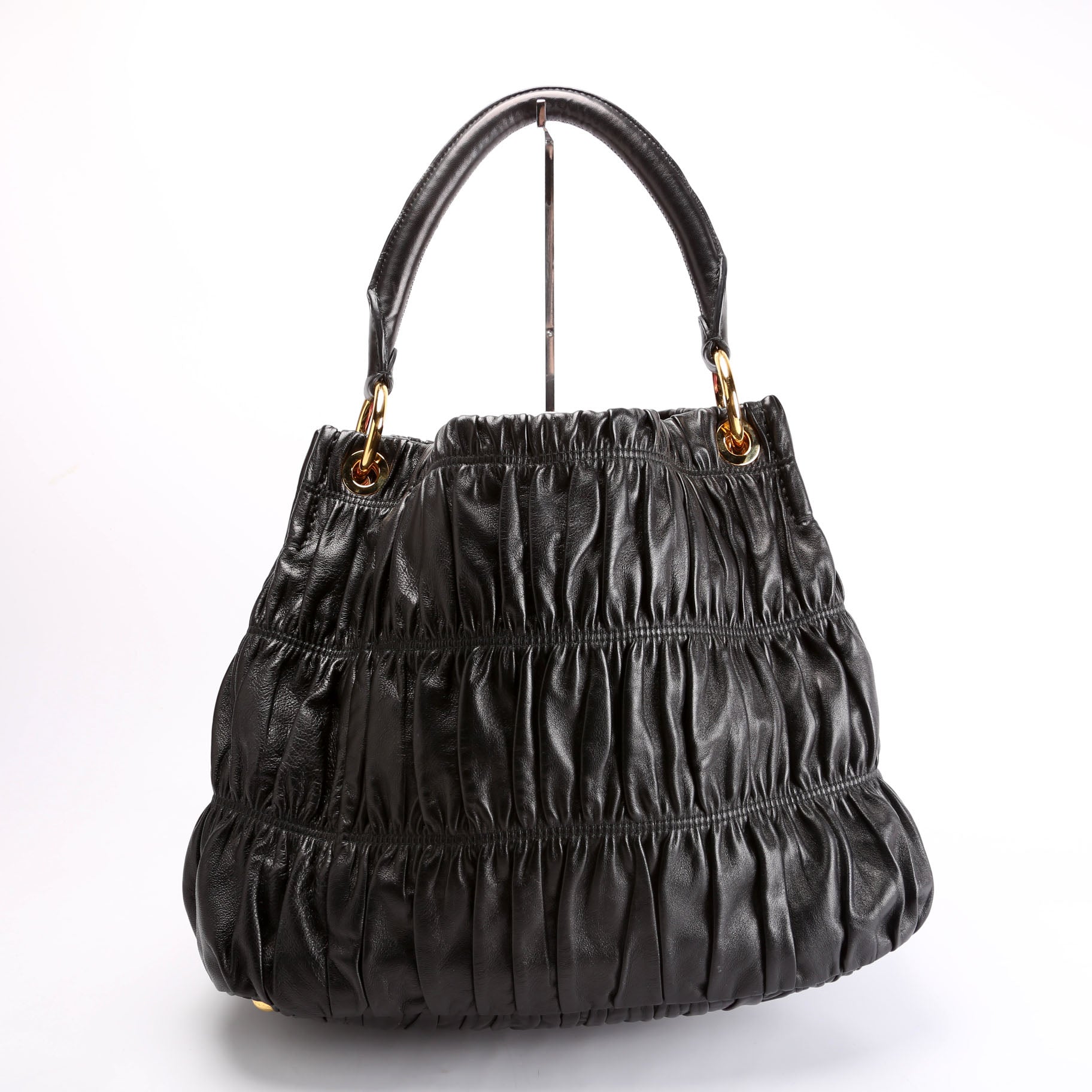 BR4730 Nappa Guafre Hobo Black