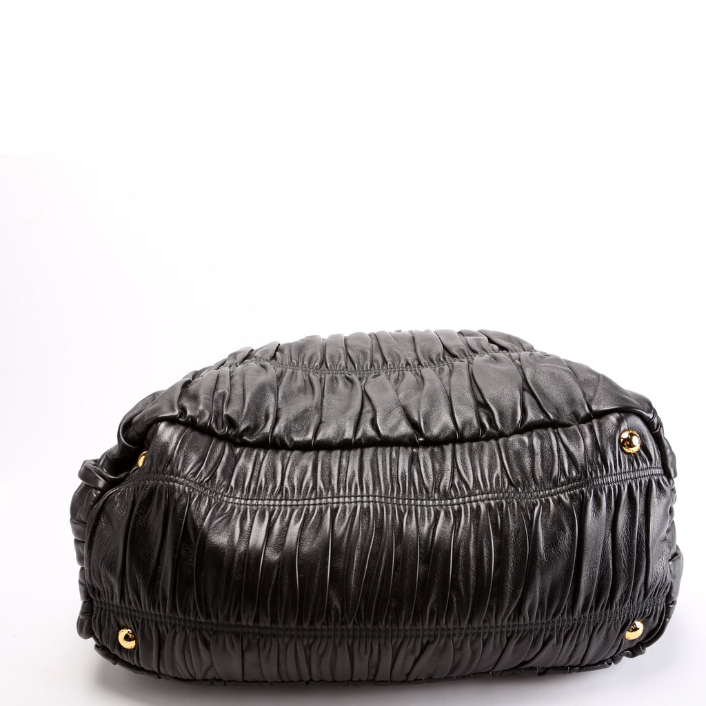 BR4730 Nappa Guafre Hobo Black