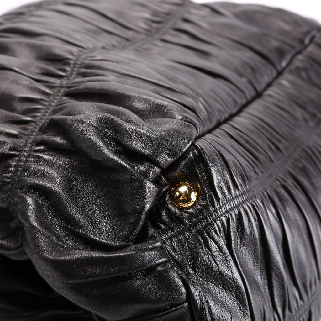 BR4730 Nappa Guafre Hobo Black