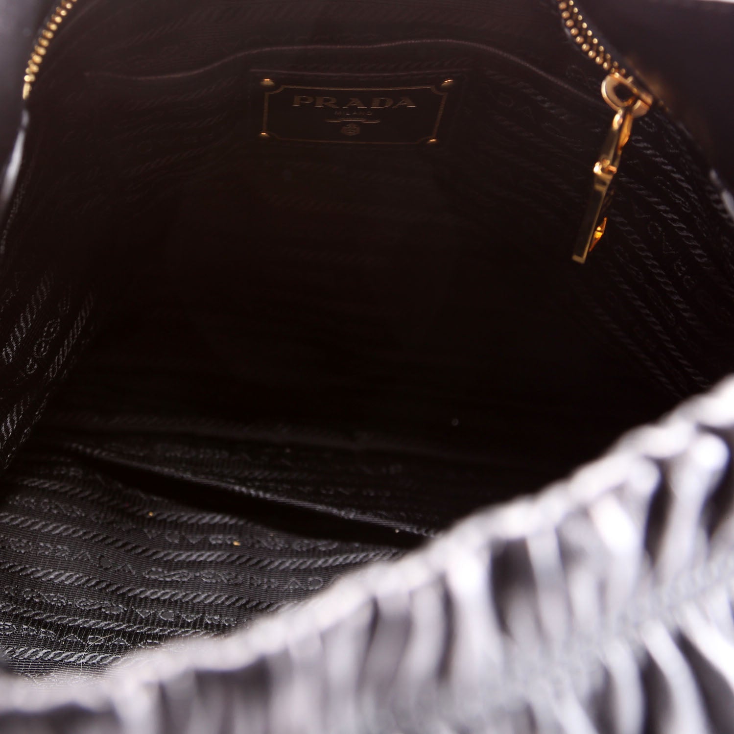 BR4730 Nappa Guafre Hobo Black