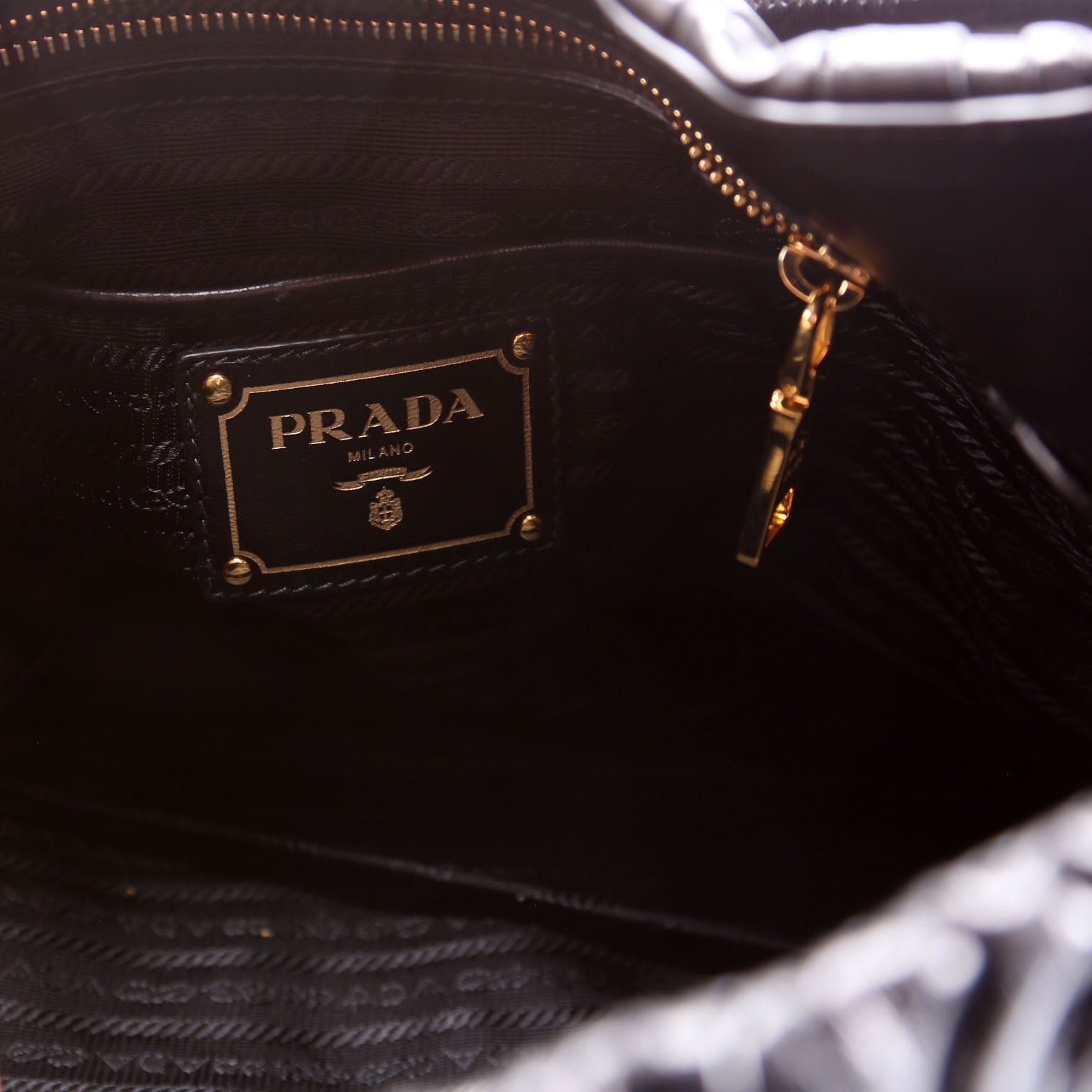 BR4730 Nappa Guafre Hobo Black