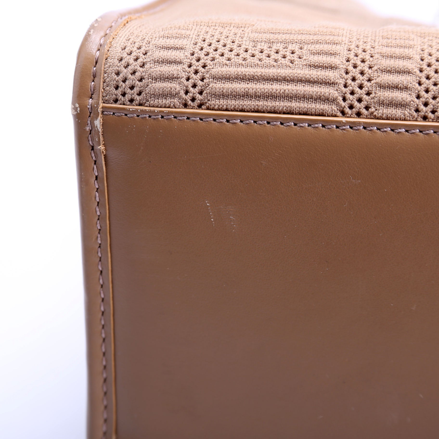 8BH386 FF Fabric Sunshine Shopper Medium Tan