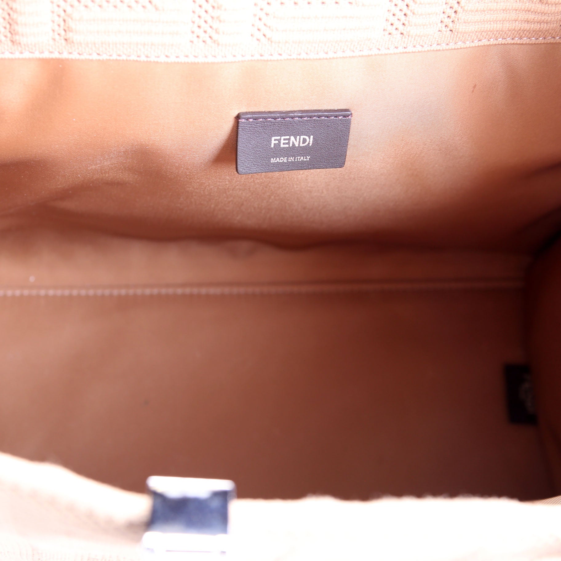 8BH386 FF Fabric Sunshine Shopper Medium Tan