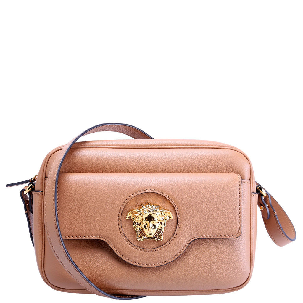 Medusa Camera Bag Leather Tan