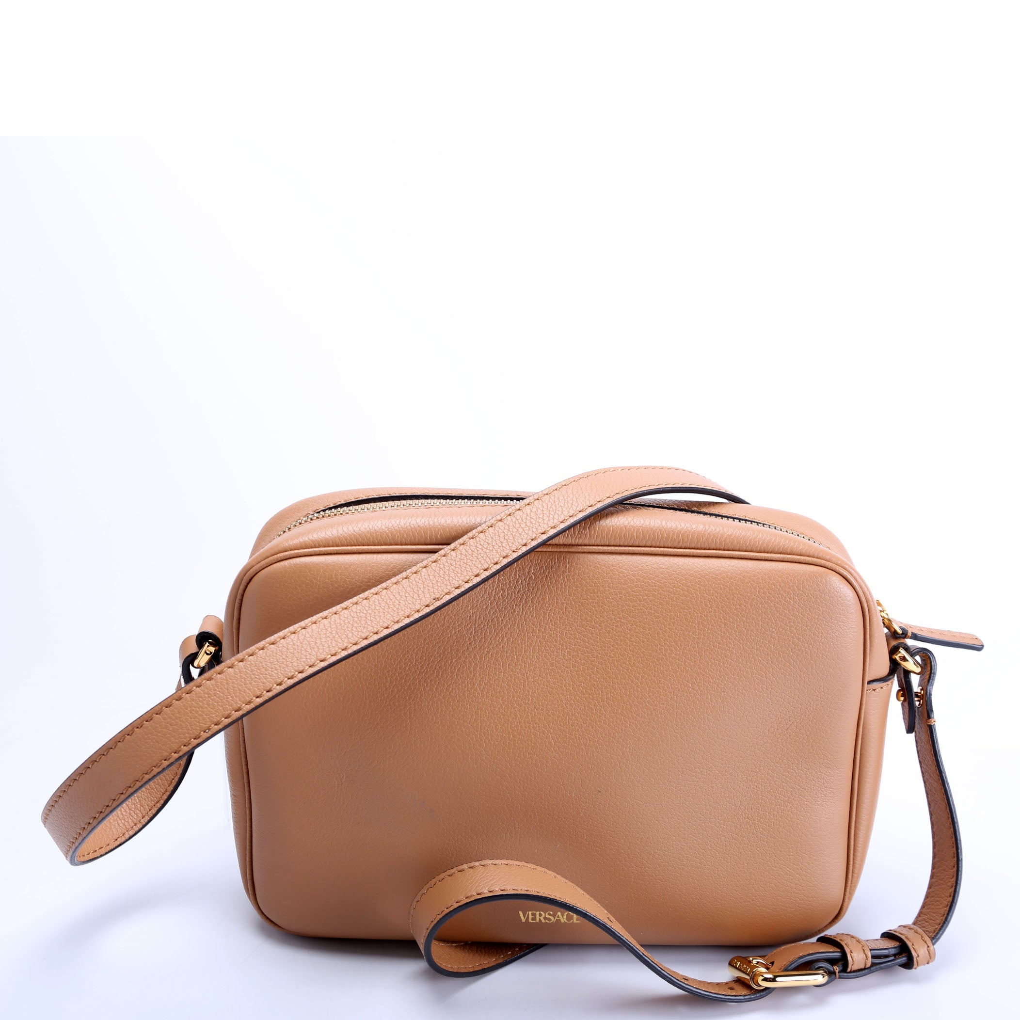Medusa Camera Bag Leather Tan