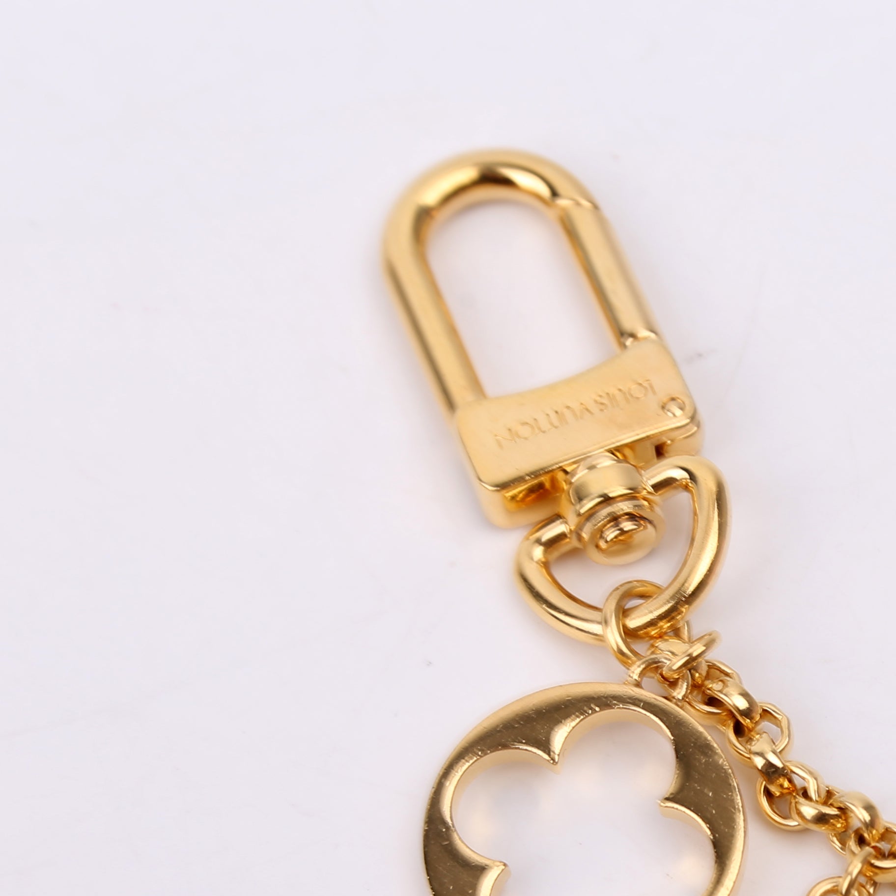 Fleur De Monogram Bag Charm Chain
