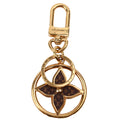 Puzzle Flower Monogram Key Ring Bag Charm