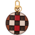 Porte Cles Check Monogram Key Holder Bag Charm