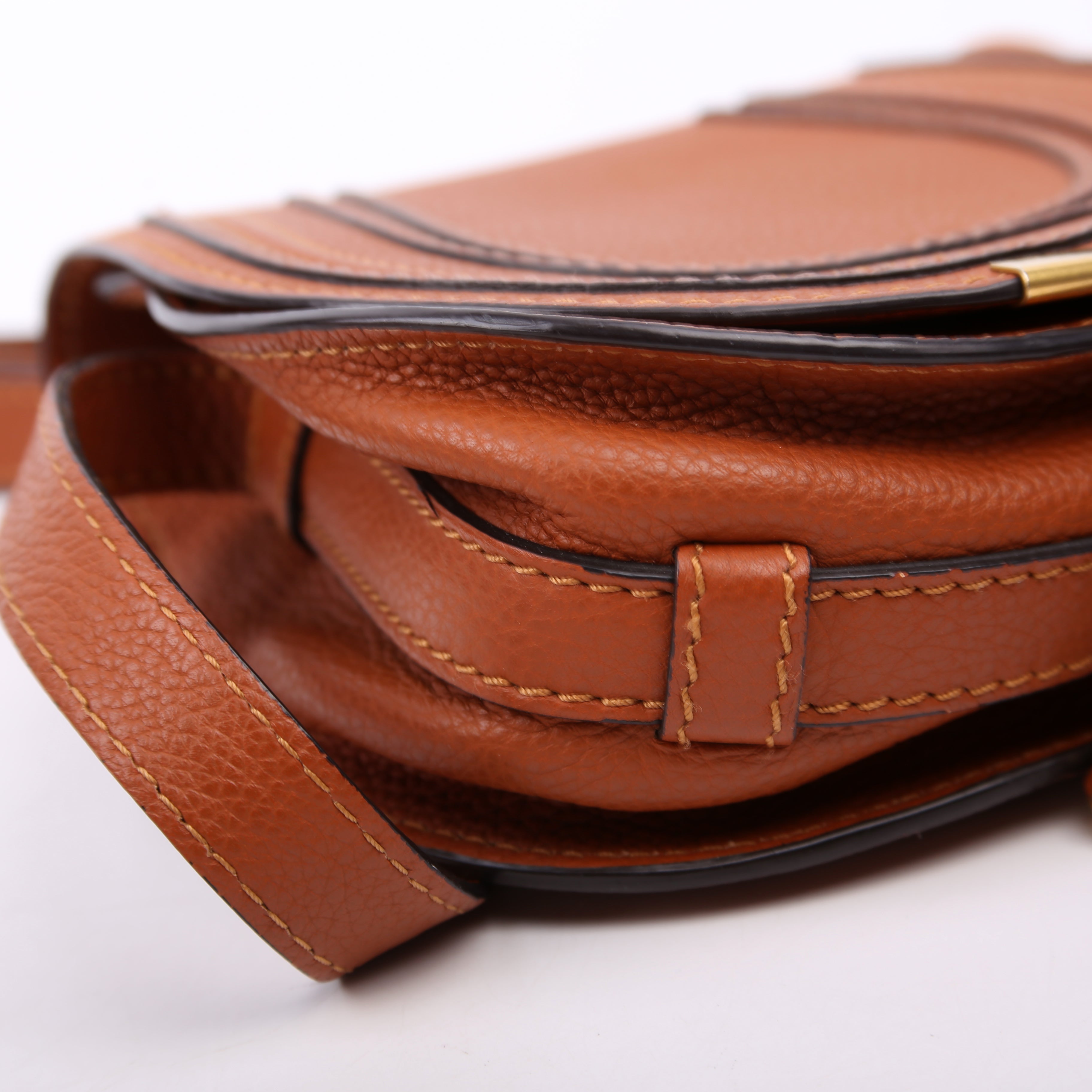 Marcie Saddle Bag Crossbody Small Brown