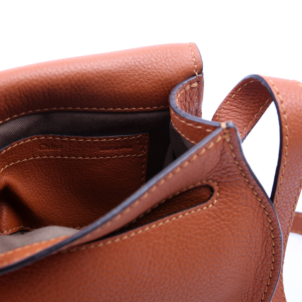 Marcie Saddle Bag Crossbody Small Brown