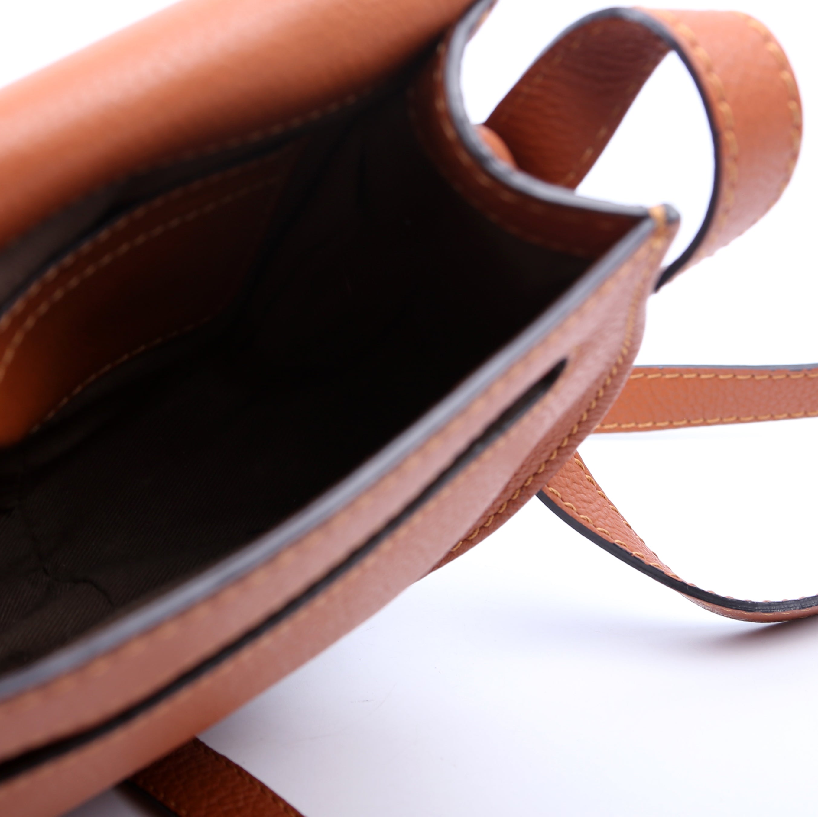 Marcie Saddle Bag Crossbody Small Brown
