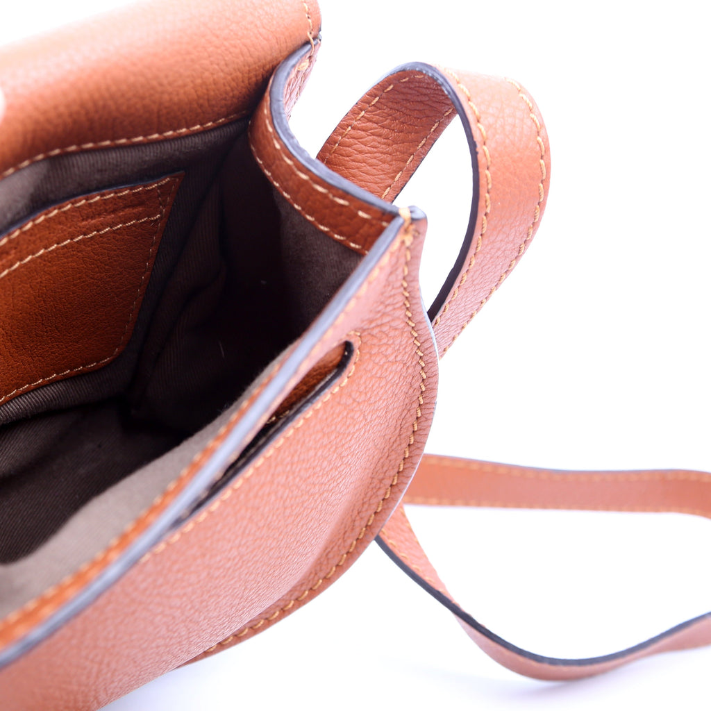Marcie Saddle Bag Crossbody Small Brown