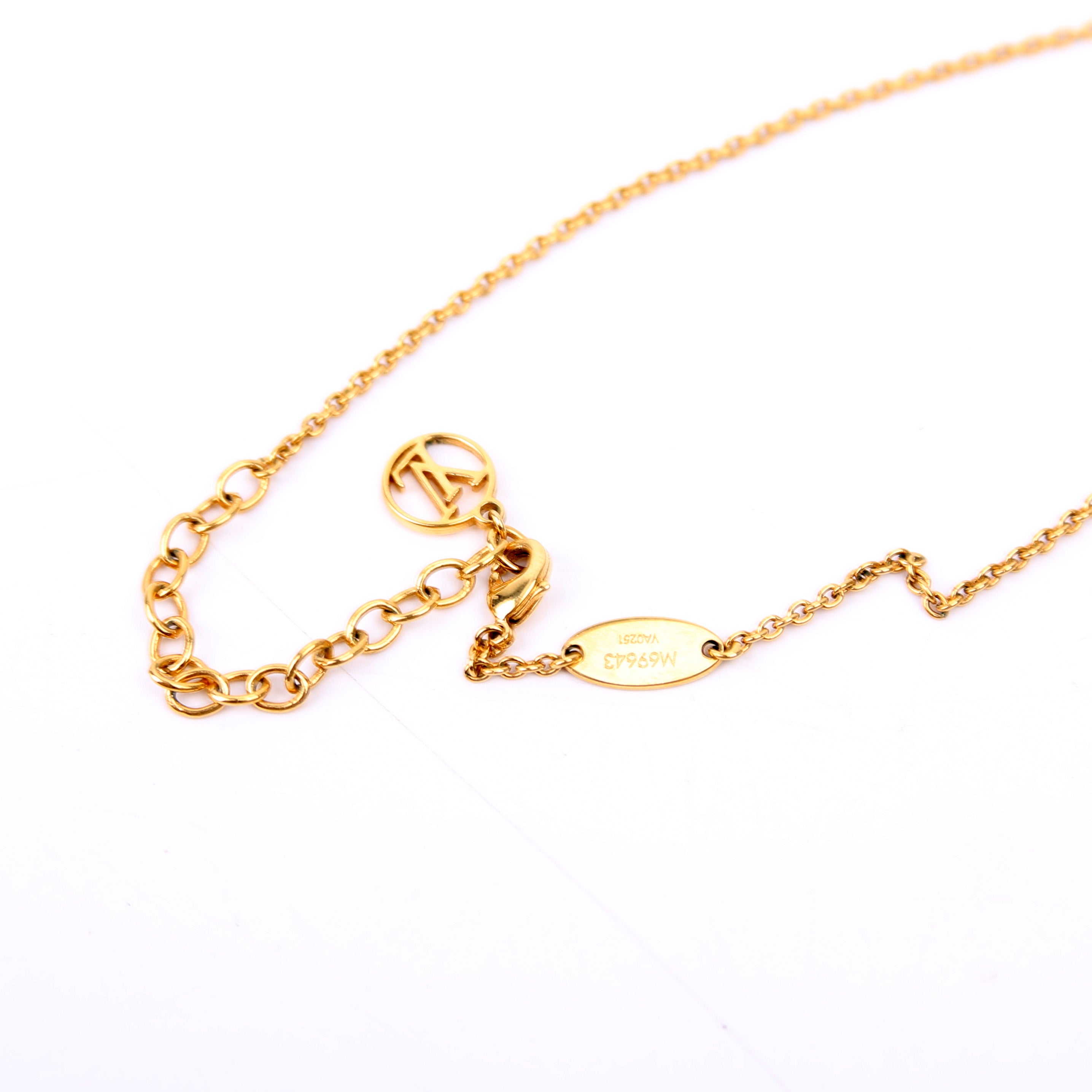 Collier L To V Necklace Gold