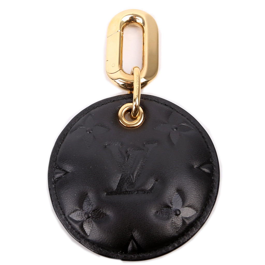 Bijoux Sac Coussin Illustre Key Holder Bag Charm Black