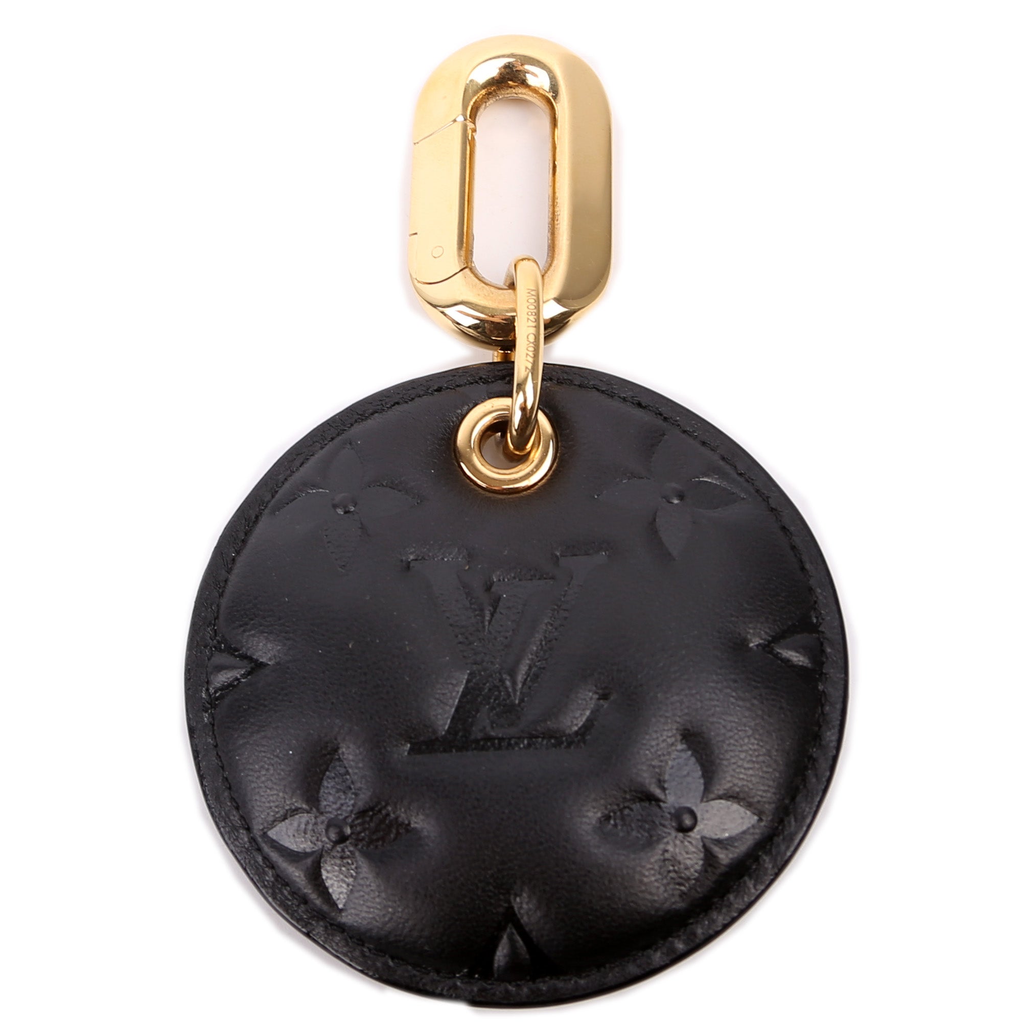 Bijoux Sac Coussin Illustre Key Holder Bag Charm Black