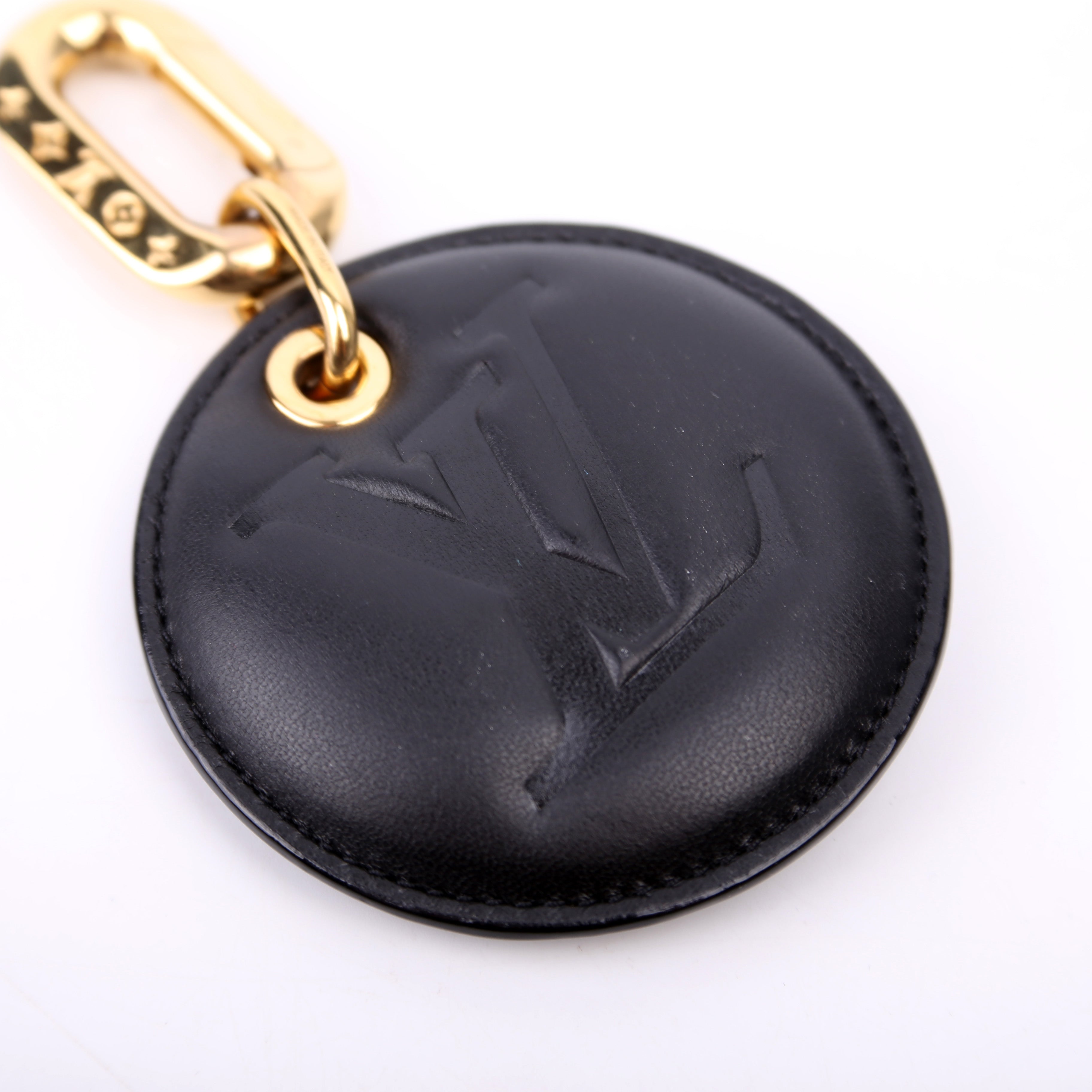 Bijoux Sac Coussin Illustre Key Holder Bag Charm Black