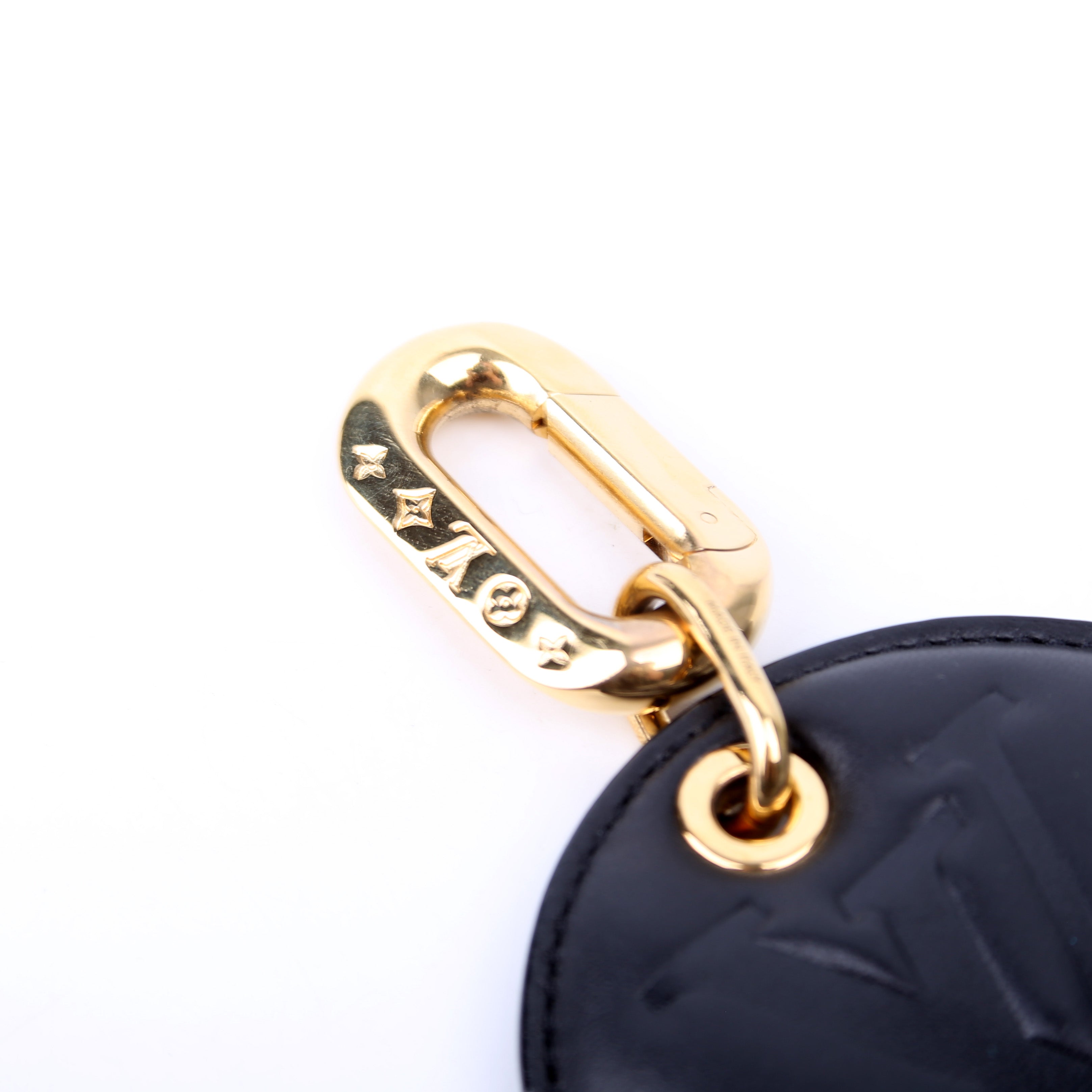Bijoux Sac Coussin Illustre Key Holder Bag Charm Black